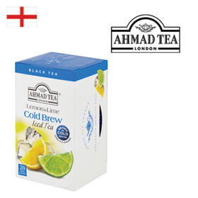 Ahmad Tea Cold Brew Black Tea Lemon Lime 20x2g