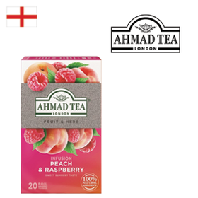 Ahmad Tea Peach & Raspberry 20x2g