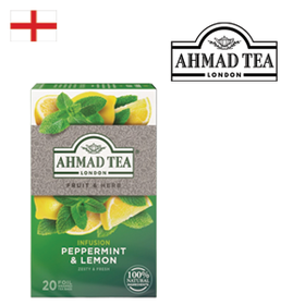 Ahmad Tea Peppermint & Lemon 20x2g