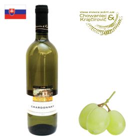 Chowaniec a Krajčírovič Chardonnay akostné 2022 750ml