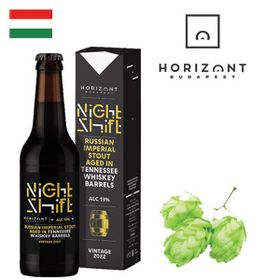 Horizont Night Shift 2022 Russian Imperial Stout Aged in Tennessee Whiskey Barrels 330ml