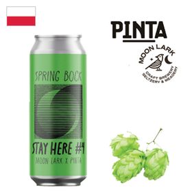 Pinta / Moon Lark - Stay Here #4 Spring Bock 500ml CAN