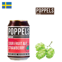 Poppels Sour Fruit Ale Strawberry 330ml CAN