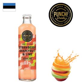 Punch Club! Strawberry Grapefruit & Lime 0,0% 250ml