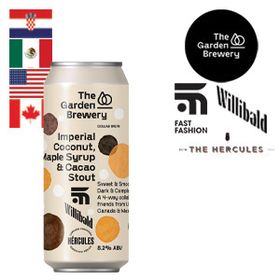 The Garden Brewery / Fast Fashion / Willibald / Hercules - Imperial Coconut Maple Syrup & Cacao Stout 440ml CAN